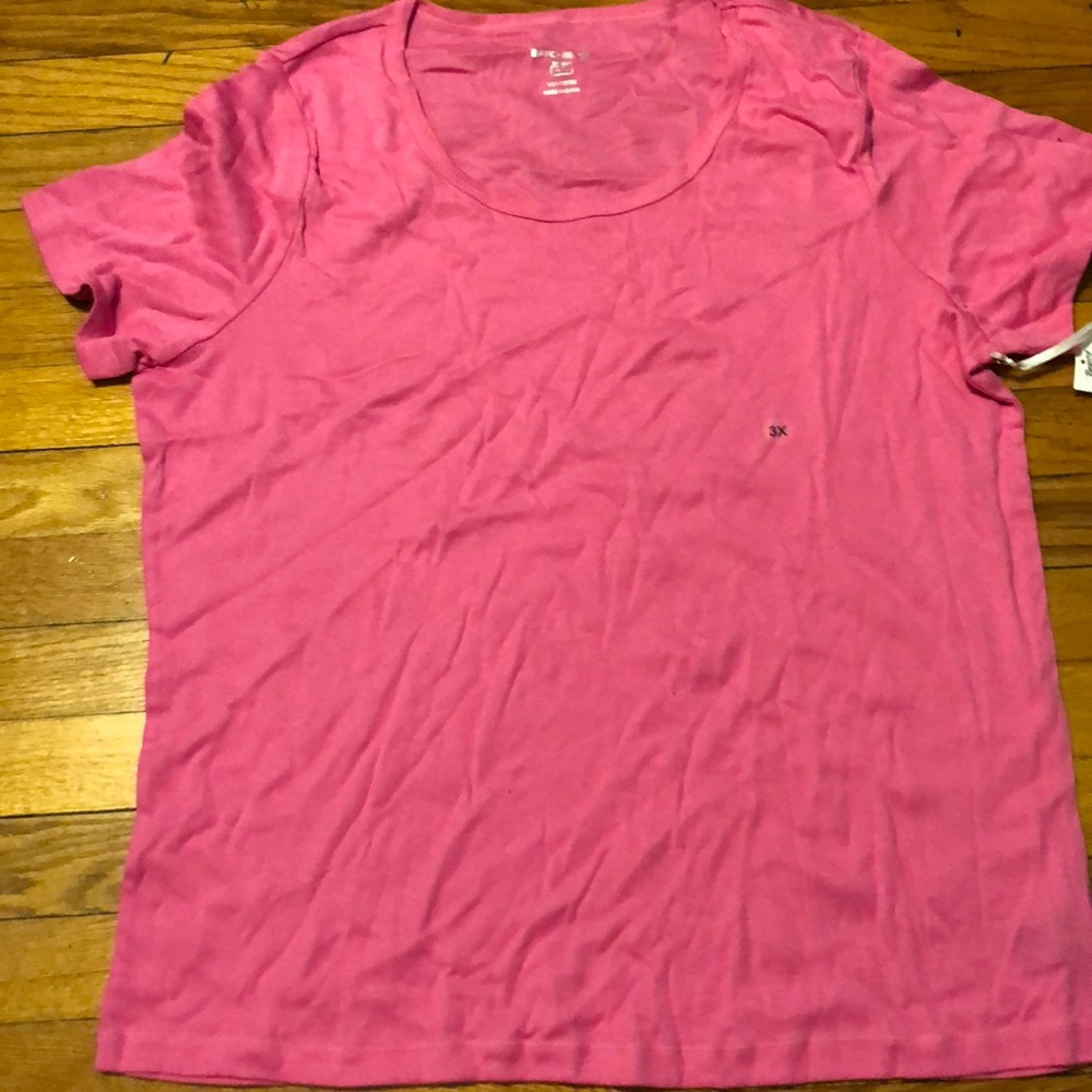 Short sleeve pink shirt